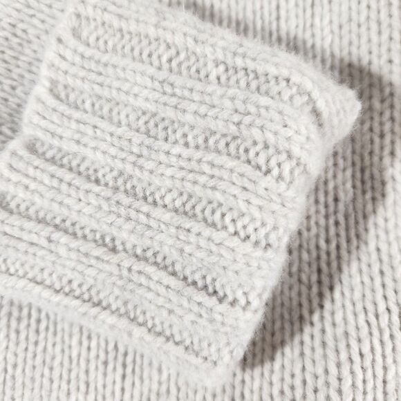 Brandy Melville Wool Blend Sweater Women Small Cream Cardigan Girl - Picture 3 of 9